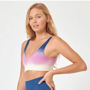 L*SPACE “Work It” Sports Bra, size M/L